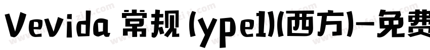Vevida 常规 (ype1)(西方)字体转换